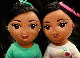 Sasha and Malia dolls
