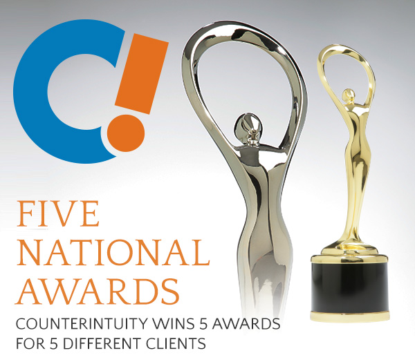 Counterintuity wins awards
