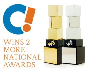 Counterintuity Wins Two W3 Awards