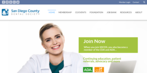 Say Cheese! San Diego Dental Society’s New Website is Ready for Its Close-Up