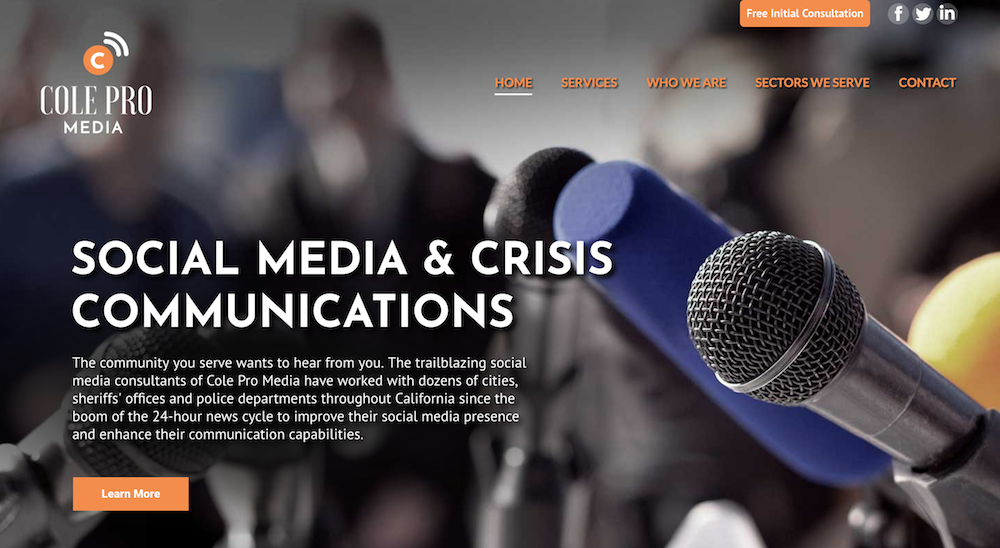 Social, Site & Logo: A New Approach for Cole Pro Media