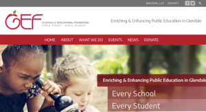 Upgrade Alert: Glendale Education Foundation’s New Site is Outta Sight