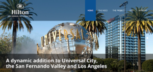 Hilton Universal Project: 15 Stories, 365 Rooms & 1 Sleek Website