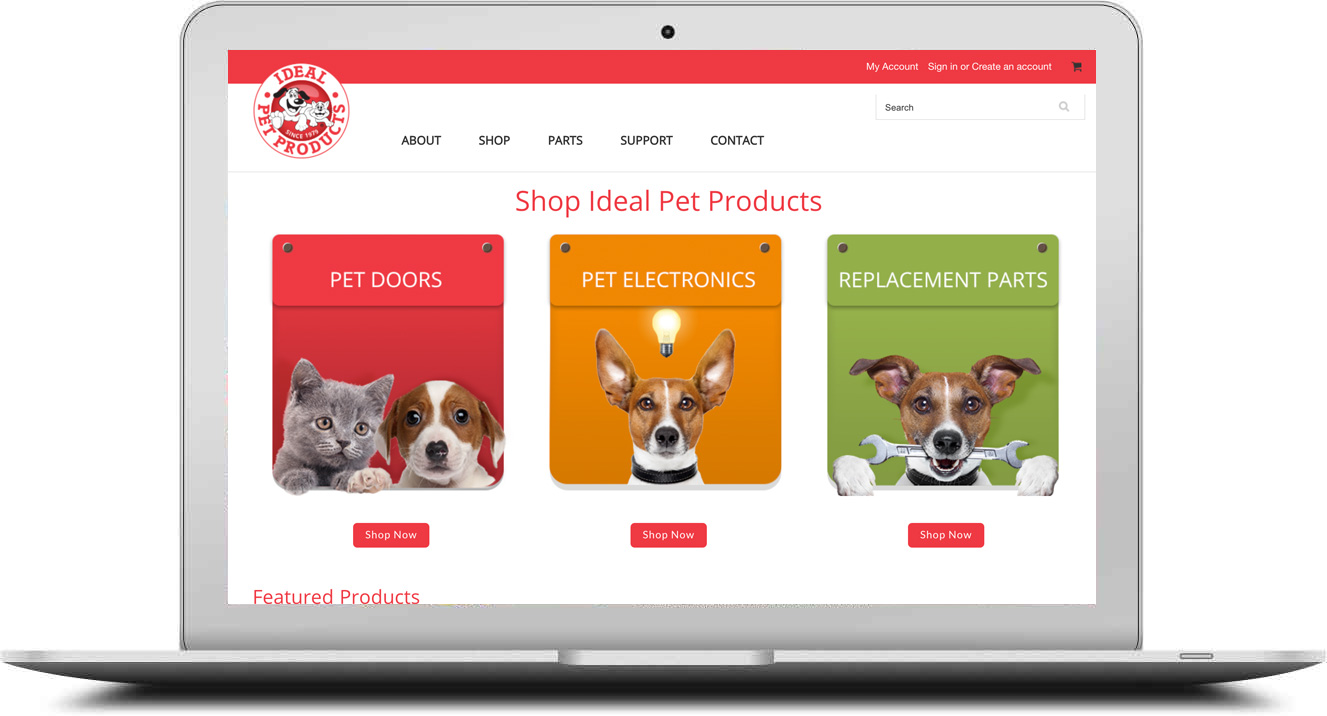 Ideal Pet Homepage