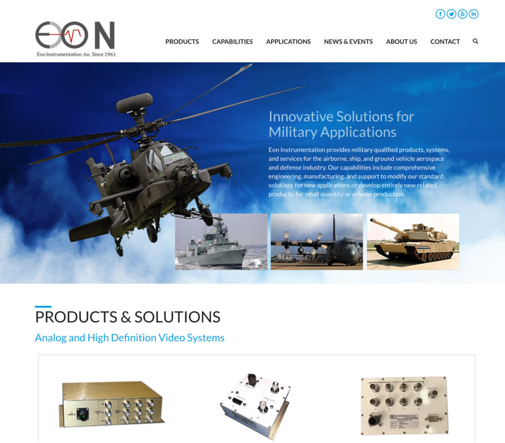 Eon Instrumentation’s New Website