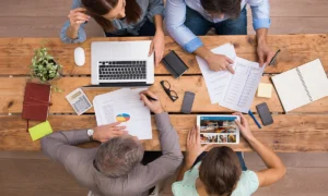 Nonprofit marketing staff