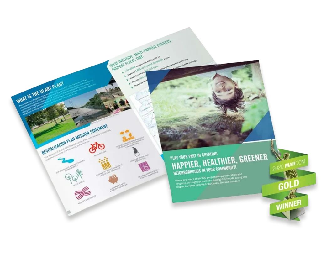 Public agency marketing collateral for MRCA