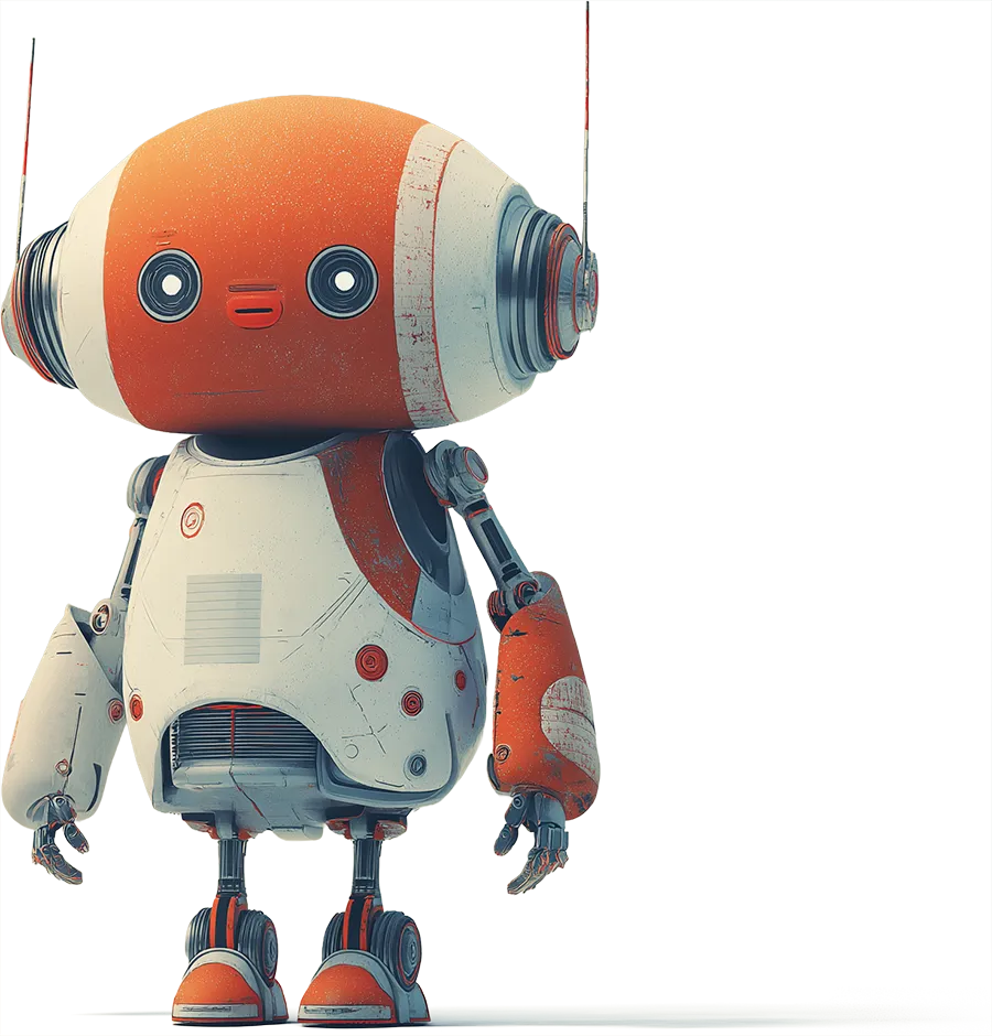 A friendly AI search bot explaining the five nonprofit marketing strategies to use in the AI era